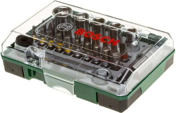 Набор торцевых головок и бит Bosch Promoline 2607017160 27 предметов купить в Минске с доставкой