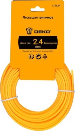 Леска для триммера Deko L-TL24 084-2027