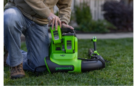 Ранцевая воздуходувка Greenworks GD40BPG2 2408107 (без АКБ) купить в Минске с доставкой