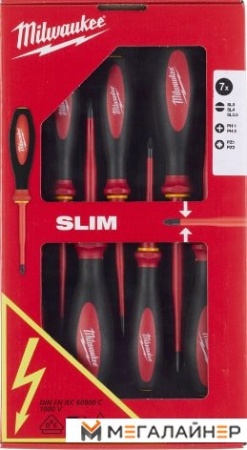Набор отверток Milwaukee 4932471453 (7 предметов) купить в Минске с доставкой