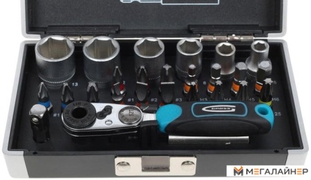 Набор торцевых головок и бит GROSS 11361 (26 предметов) купить в Минске с доставкой