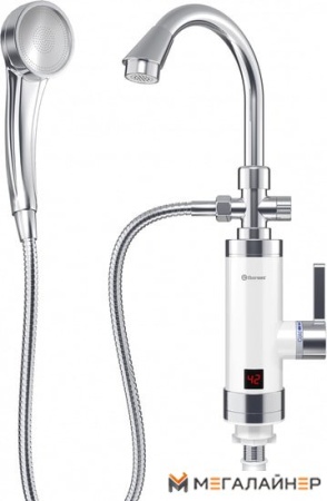 Проточный электрический водонагреватель кран+душ Thermex Focus 3000 купить в Минске с доставкой
