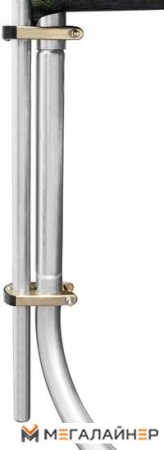 Батут Alpin 4.04 м с защитной сеткой и лестницей