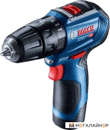 Дрель-шуруповерт Bosch GSB 12V-30 Professional 06019G9100 (с 2-мя АКБ, кейс) купить в Минске с доставкой