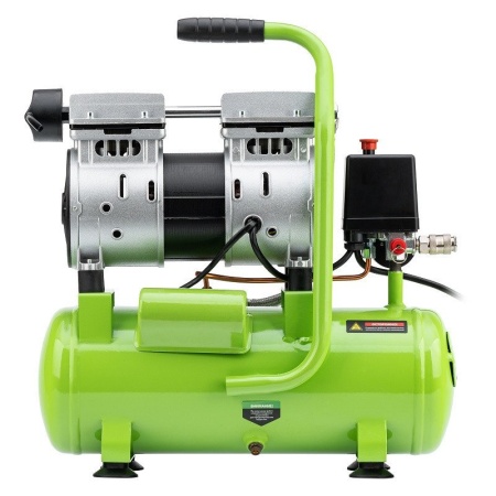 Компрессор безмаслянный малошумный Сибртех МБ 750/10,750 Вт, 10 л, 150 л/мин