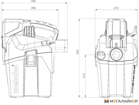 Пылесос Metabo AS 18 L PC Compact купить в Минске с доставкой