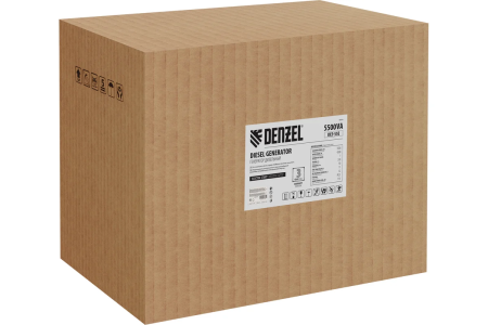 Купить Генератор дизельный DENZEL DES-55E, 5,5 кВт, 230 В, 11 л, электростартер в Минске с доставкой по РБ