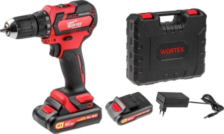 Дрель-шуруповерт Wortex BD 1815 DLi BLD1815DLi00029 (с 2-мя АКБ, кейс) купить в Минске с доставкой