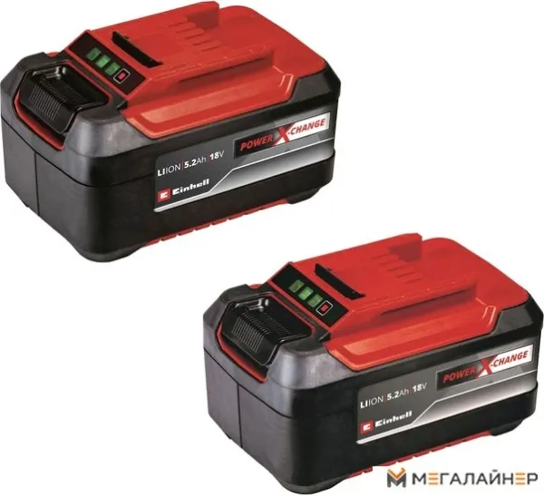 Набор аккумуляторов Einhell Twinpack 4511526 (18В/5.2 Ah) купить в Минске с доставкой