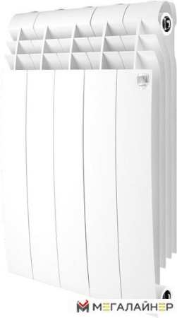 Биметаллический радиатор Royal Thermo BiLiner 500 Bianco Traffico (12 секции)