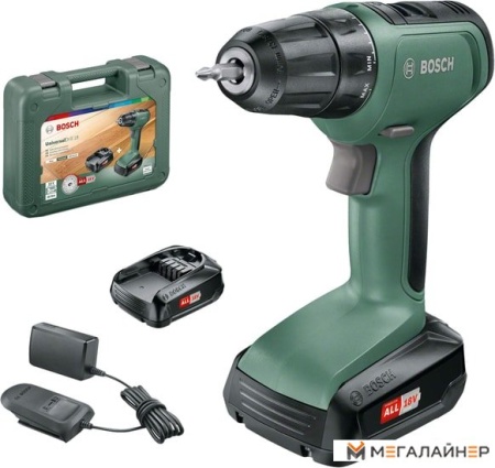 Дрель-шуруповерт Bosch UniversalDrill 18 06039C8005 (с 2-мя АКБ, кейс) купить в Минске с доставкой