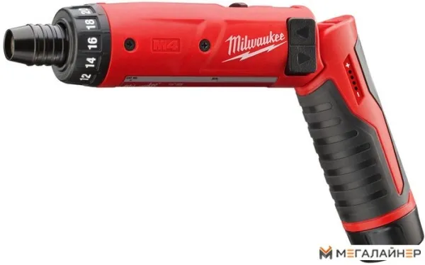 Электроотвертка Milwaukee M4 D-202B 4933440475 (с 2-мя АКБ) купить в Минске с доставкой