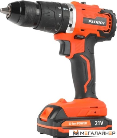 Дрель-шуруповерт Patriot BR 210UES-h 180301555 (с 2-мя АКБ, кейс) купить в Минске с доставкой