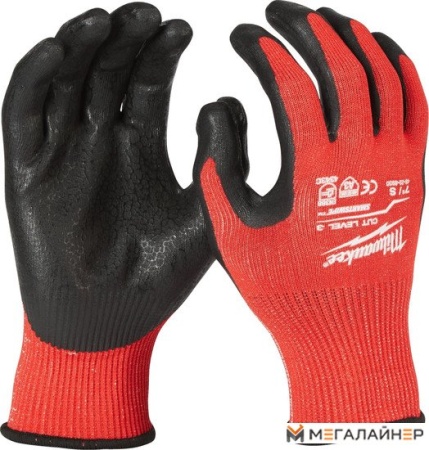 Перчатки хозяйственные Milwaukee Cut level 3/C 8/M 4932471420