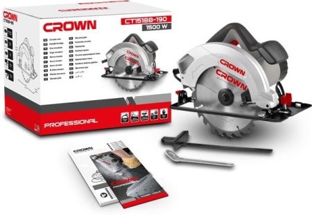 Дисковая пила Crown CT15188-190 купить в Минске с доставкой