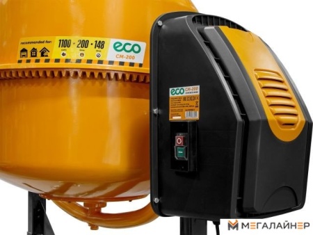 Бетономешалка ECO CM-200 EC3410-7 купить в Минске с доставкой