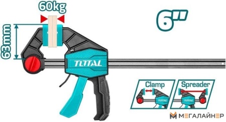 Струбцина Total THT1340601 купить в Минске с доставкой