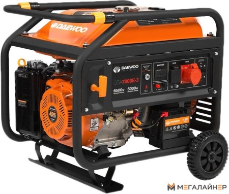 Купить Бензиновый генератор Daewoo Power GDA 7800E-3 в Минске с доставкой по РБ