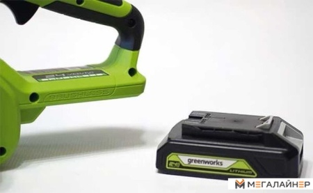 Аккумуляторная пила Greenworks GD24CS30K2 2007007UA (с 1-м АКБ 2 Ач) купить в Минске с доставкой