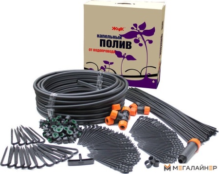 Жук Капельный полив от водопровода на 60 растений купить в Минске с доставкой