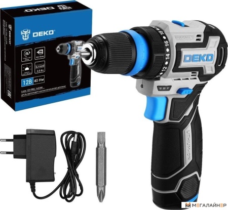 Дрель-шуруповерт Deko Loner 12V PRO 085-1121 (с 1-им АКБ) купить в Минске с доставкой