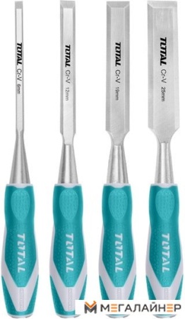 Набор стамесок Total THT41K0401 (4 предмета) купить в Минске с доставкой