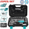 Универсальный набор инструментов Total THT121251 (25 предметов)
