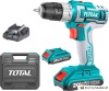 Дрель-шуруповерт Total TDLI200215 (с 2-мя АКБ, кейс) купить в Минске с доставкой