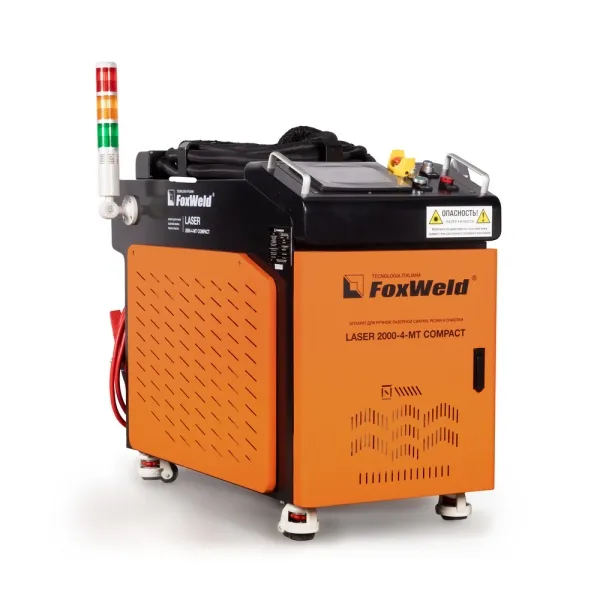 Аппарат для ручной лазерной сварки, резки и очистки FoxWeld LASER 2000-4-МТ COMPACT