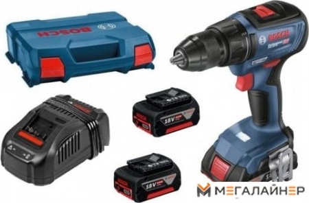Дрель-шуруповерт Bosch GSR 18V-50 Professional 06019H5005 (с 3-мя АКБ, кейс) купить в Минске с доставкой