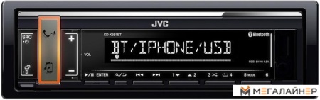 USB-магнитола JVC KD-X361BT