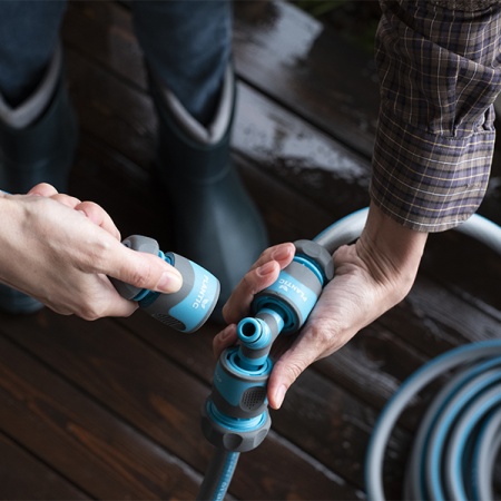 Коннектор с аквастопом Plantic Light 1/2" 393369-01 купить в Минске с доставкой