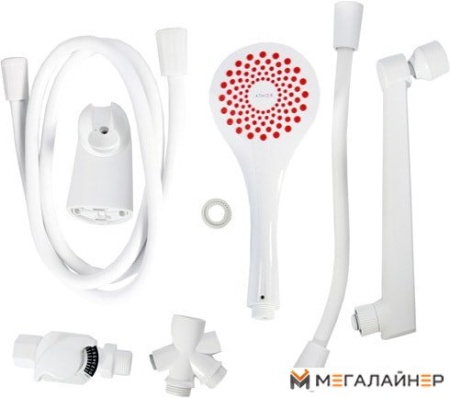 Проточный электрический водонагреватель кран+душ Atmor Lotus 5 кВт combi купить в Минске с доставкой