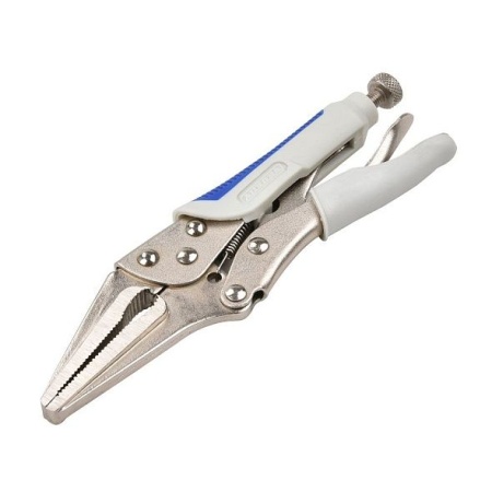 Ручной зажим Аврора с прямыми губками и фиксатором 170мм