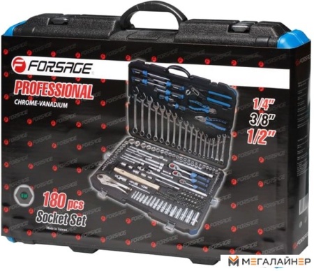 Универсальный набор инструментов FORSAGE F-41802-5New (180 предметов) купить в Минске с доставкой