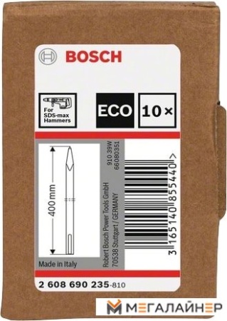 Набор оснастки Bosch 2608690235 (10 предметов) купить в Минске с доставкой