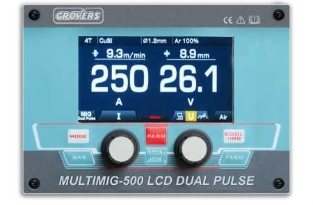 Сварочный полуавтомат Grovers MULTIMIG-500LCD DUAL PULSE