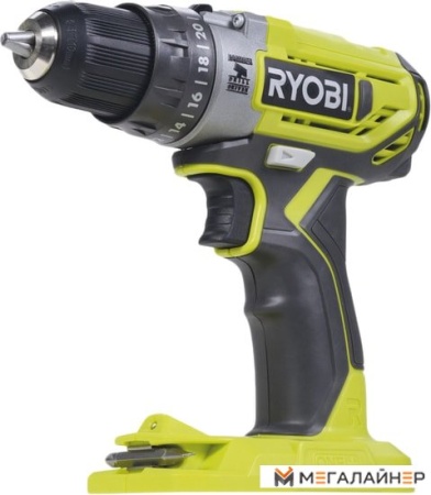 Дрель-шуруповерт Ryobi R18PD2-0 5133003815 (без АКБ) купить в Минске с доставкой