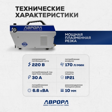 Аппарат плазменной резки Аврора Джет 40