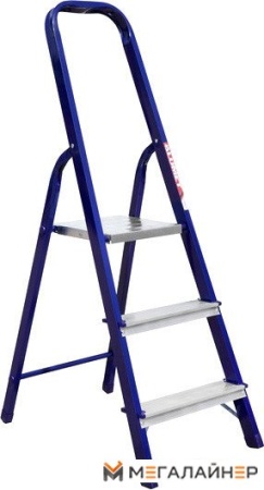 Лестница-стремянка Алюмет cтальная из профиля 30х20мм M8303 купить в Минске с доставкой