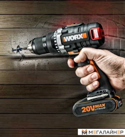 Дрель-шуруповерт Worx BL WX175 (с 2-мя АКБ, кейс) купить в Минске с доставкой
