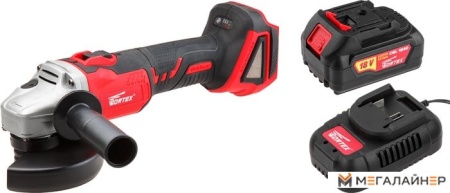 Угловая шлифмашина Wortex CAG 1812 E 1BCAG001A29 (с 1-им АКБ) купить в Минске с доставкой