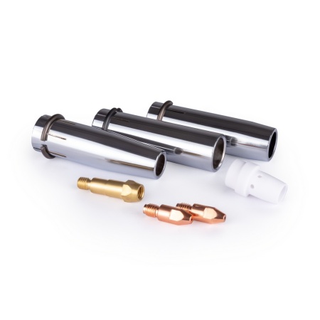 Набор комплектующих FoxWeld MIG-40 (2 наконечника, 3 сопла, 1 держ. након., 1 диффузор газ.)