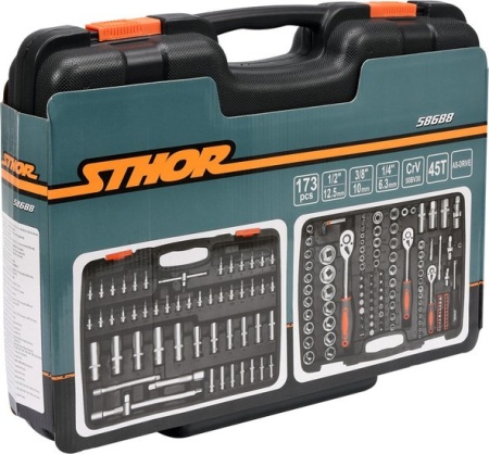 Универсальный набор инструментов Sthor 58688 173 предмета купить в Минске с доставкой
