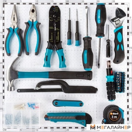 Универсальный набор инструментов Bort BTK-160 (38 предметов) купить в Минске с доставкой