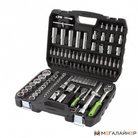 Набор трещотка с головками и битами СибрТех 13498 (108 предметов) купить в Минске с доставкой