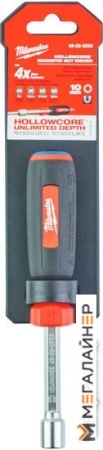 Торцевая отвертка для гаек Milwaukee Hollowcore Hex 10 мм 48-22-2536 купить в Минске с доставкой