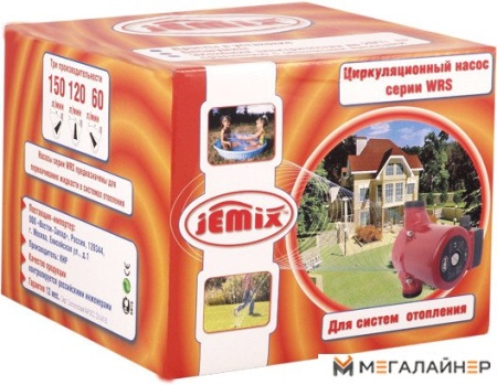 Циркуляционный насос Jemix WRS-25/8-180 купить в Минске с доставкой