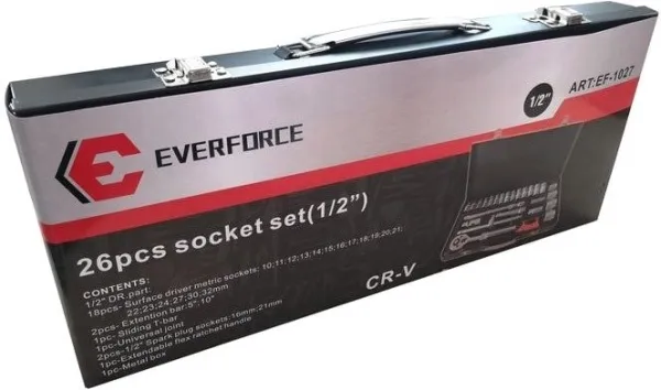 Универсальный набор инструментов Everforce EF-1027 (26 предметов) купить в Минске с доставкой