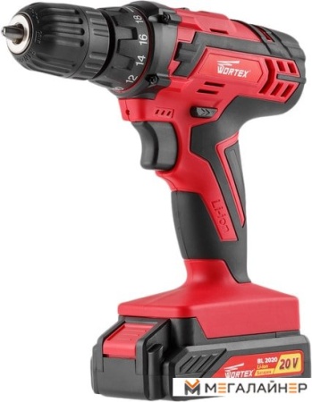 Дрель-шуруповерт Wortex BD 2020-1 DLi (с 2-мя АКБ) купить в Минске с доставкой